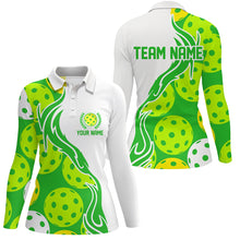 Load image into Gallery viewer, Custom Women&#39;s Pickleball Polo Shirts With Team Name, Outdoor Pickleball Outfits For Players IPHW5194