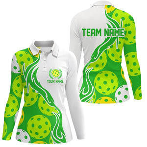 Custom Women's Pickleball Polo Shirts With Team Name, Outdoor Pickleball Outfits For Players IPHW5194
