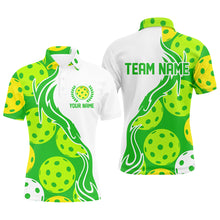 Load image into Gallery viewer, Custom Men's Pickleball Polo Shirts With Team Name, Outdoor Pickleball Outfits For Players IPHW5194