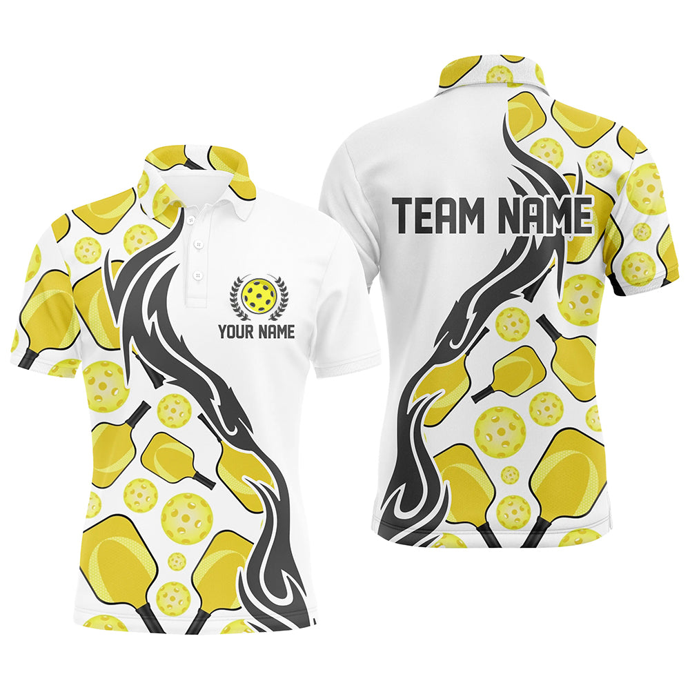Custom Men's Pickleball Polo Shirts With Team Name, Outdoor Pickleball Outfits For Players IPHW5195