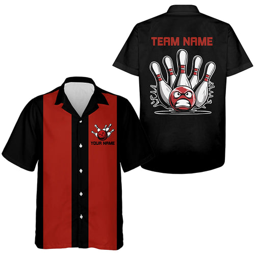 Funny Custom Bowling Vintage Shirts, Retro Bowling Jerseys Hawaiian Bowling Shirts IPHW6766