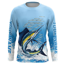 Load image into Gallery viewer, Sailfish Fishing Custom Long Sleeve Performance Fishing Shirts, Sailfish Saltwater Fishing Shirt IPHW7072