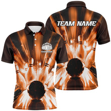 Load image into Gallery viewer, Custom Multi-Color Bowling Ball And Pins Bowlers Shirts For Men And Women, Bowling League Style Shirts For Team IPHW6590