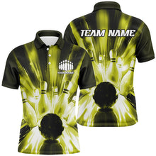 Load image into Gallery viewer, Custom Multi-Color Bowling Ball And Pins Bowlers Shirts For Men And Women, Bowling League Style Shirts For Team IPHW6590