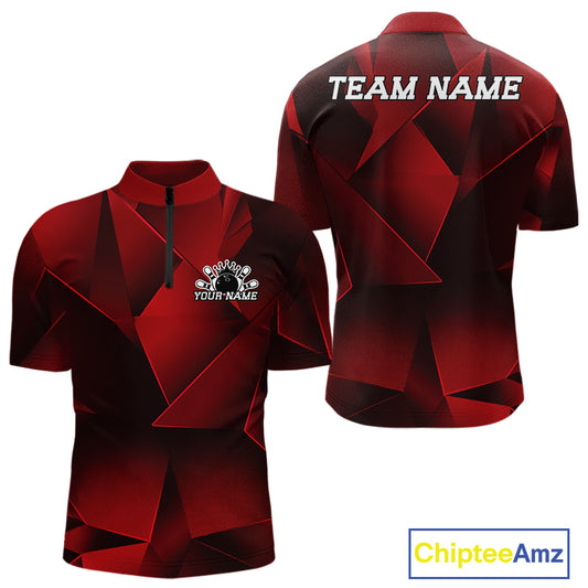 Red and black sports jersey with 'Team Name' text on a white background