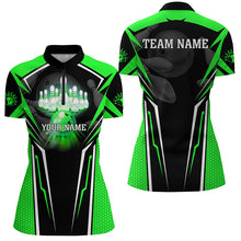 Load image into Gallery viewer, Custom Green Bowling Polo Shirts For Men, Strike Bowling Team Jerseys Bowlers Outfits IPHW5226