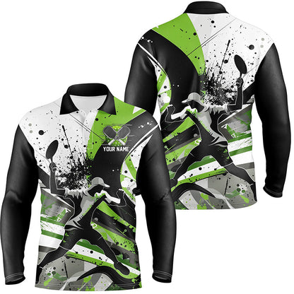 Custom Pickleball Shirts For Men, Men'S Pickleball Outfits Personalized Pickleball Gifts | Green IPHW6928