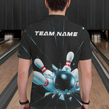 Load image into Gallery viewer, Custom Break Glass Bowling Polo Shirts For Men, Bowling League Shirt Team Uniform IPHW8900