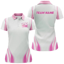 Load image into Gallery viewer, Pink Bowling Shirts For Women, Custom Name Bowling Uniforms Bowling Jerseys IPHW6957