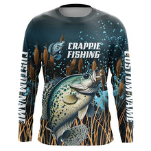 Load image into Gallery viewer, Crappie Fishing Customized Long Sleeve Tournament Fishing Shirts, Crappie Fishing Jerseys IPHW6633