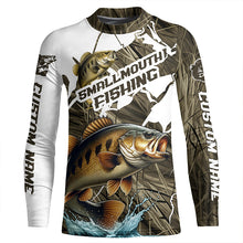 Load image into Gallery viewer, Custom Smallmouth Bass Fishing Long Sleeve Tournament Fishing Shirts, Smallmouth Fishing Jerseys IPHW6453