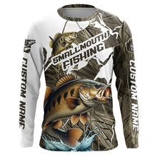 Load image into Gallery viewer, Custom Smallmouth Bass Fishing Long Sleeve Tournament Fishing Shirts, Smallmouth Fishing Jerseys IPHW6453