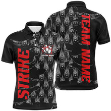 Load image into Gallery viewer, Customize Name Strike Bowling Shirts For Men And Women, Flame Bowling Balls Bowler Outfits | Red IPHW6501