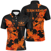 Load image into Gallery viewer, Custom Name Orange Bowling Team Shirts For Men And Women, Bowlers Outfits IPHW6170