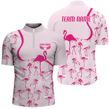 Load image into Gallery viewer, Pink Flamingo Customized Bowling Shirts For Men And Women, Bowling Tournament Shirts For Bowlers IPHW6680