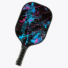 Load image into Gallery viewer, Blue And Pink Paint Splatter 3D Printed Custom Pickleball Paddles, Pickleball Gifts For Men And Women IPHW7220