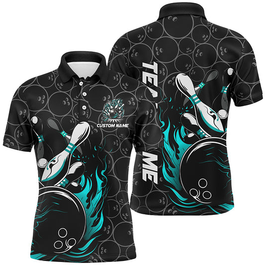 Personalized Multi-Color Strike Bowling Team Shirts, Bowling Ball And Pins Bowling Jerseys Unisex Bowlers Outfit IPHW5933