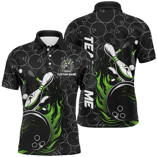 Personalized Multi-Color Strike Bowling Team Shirts, Bowling Ball And Pins Bowling Jerseys Unisex Bowlers Outfit IPHW5933