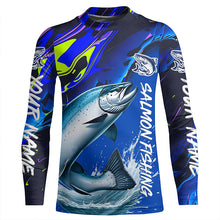 Load image into Gallery viewer, Personalized Chinook Salmon Long Sleeve Fishing Shirts, King Salmon Fishing Jerseys IPHW6537