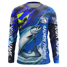 Load image into Gallery viewer, Personalized Chinook Salmon Long Sleeve Fishing Shirts, King Salmon Fishing Jerseys IPHW6537