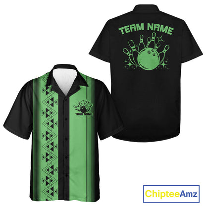 Custom Classic 50S Style Bowling Hawaiian Shirts, Vintage Bowling Team Outfit IPHW10067