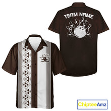 Load image into Gallery viewer, Custom Classic 50S Style Bowling Hawaiian Shirts, Vintage Bowling Team Outfit IPHW10067