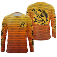 Load image into Gallery viewer, Custom Redfish Puppy Drum Long Sleeve Tournament Fishing Shirts, Redfish Saltwater Fishing Shirt IPHW6217