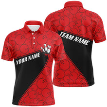 Load image into Gallery viewer, Custom Multi-Color Bowling Ball Pattern Team Shirts For Men And Women And Kids IPHW6563