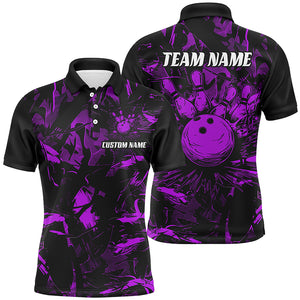 Personalized Multi-Color Camouflage Bowling For Men, Women, Bowling Ball And Pins Bowler Outfits Bowling Tournament IPHW6570