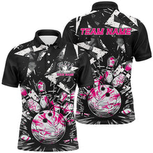 Load image into Gallery viewer, Custom Multi-Color Camo Bowling Team Shirts For Men And Women, Strike Bowling Tournament Team Shirts For Bowlers IPHW6572