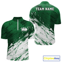 Load image into Gallery viewer, Green and white sports jersey with 'Team Name' text on a white background