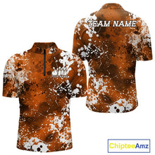 Load image into Gallery viewer, Brown and white camouflage shirt with 'Team Name' and 'Your Name' text on a white background