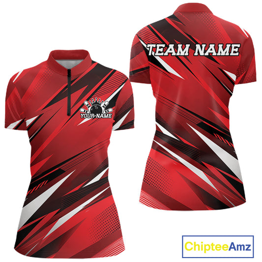 Red and black sports jersey with 'Team Name' text on a white background