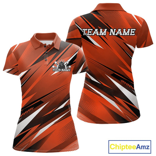 Orange and black sports jersey with 'Team Name' and 'Your Name' text, Chiptee Amz branding.