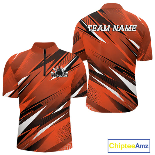 Orange and black sports jersey with 'Team Name' text on a white background, featuring Chiptee Amz branding.