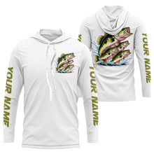 Load image into Gallery viewer, Largemouth Bass Fishes Custom Bass Long Sleeve Fishing Shirts, Bass Tournament Fishing Shirt IPHW7959