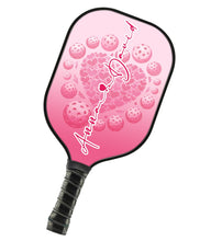 Load image into Gallery viewer, 1PC Custom Pink Heart Pickleball Paddle For Men And Women, Valentines Pickleball Couple IPHW8193