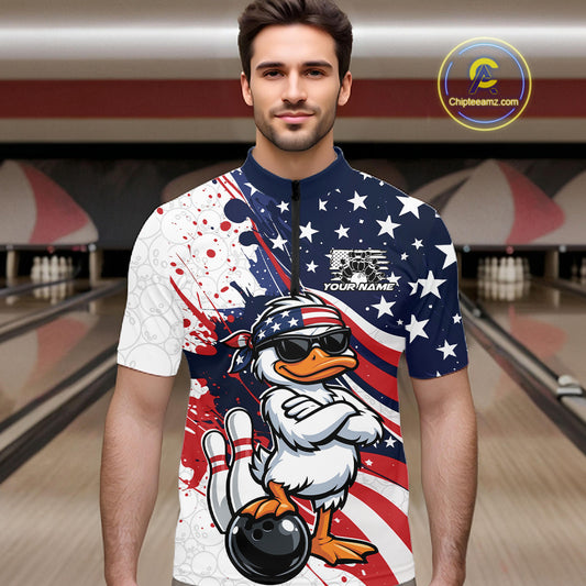 Female model in bowling lane wearing polo shirt with pink bowling ball striking pins butterfly sparkle accents
