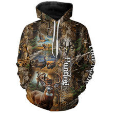 Load image into Gallery viewer, Deer Hunting Camo Customize Name 3D All Over Printed Shirts Personalized gift For Hunting Lovers NQS697