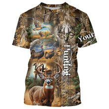 Load image into Gallery viewer, Deer Hunting Camo Customize Name 3D All Over Printed Shirts Personalized gift For Hunting Lovers NQS697