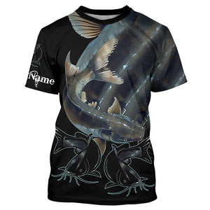 Catfish Fishing Customize Name long sleeves fishing shirts, catfish fishing jerseys NQS1796