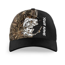 Load image into Gallery viewer, Largemouth Bass Fishing Tattoo camo Custom fishing hat Unisex Fishing Baseball Angler camo hat NQS2661