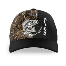 Load image into Gallery viewer, Walleye Fishing Tattoo camo Custom fishing hat Unisex Fishing Baseball Angler camo hat NQS2655