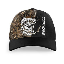 Load image into Gallery viewer, Salmon Fishing Tattoo camo Custom fishing hat Unisex Fishing Baseball Angler camo hat NQS2665