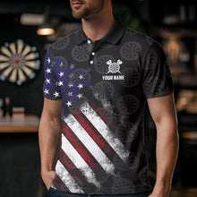Load image into Gallery viewer, Retro American Flag Eagle Darts shirts for Men Custom Patriotic Darts Team Jersey Darts gifts NQS9634