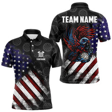 Load image into Gallery viewer, Retro American Flag Eagle Darts shirts for Men Custom Patriotic Darts Team Jersey Darts gifts NQS9634