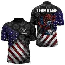 Load image into Gallery viewer, Retro American Flag Eagle Darts shirts for Men Custom Patriotic Darts Team Jersey Darts gifts NQS9634
