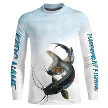 Load image into Gallery viewer, Blue catfish tournament fishing customize name all over print shirts personalized gift NQS196