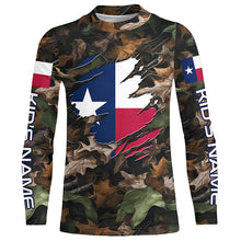Load image into Gallery viewer, Texas Hunting Camo Customize Name 3D All Over Printed Shirts Personalized gift For Men, women, Kid NQS6814