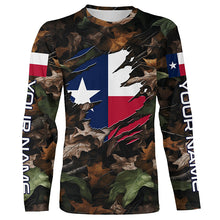 Load image into Gallery viewer, Texas Hunting Camo Customize Name 3D All Over Printed Shirts Personalized gift For Men, women, Kid NQS6814